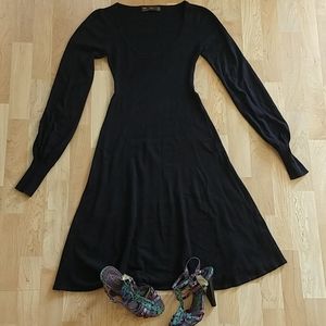 2 for $65 - Zara black sweater dress